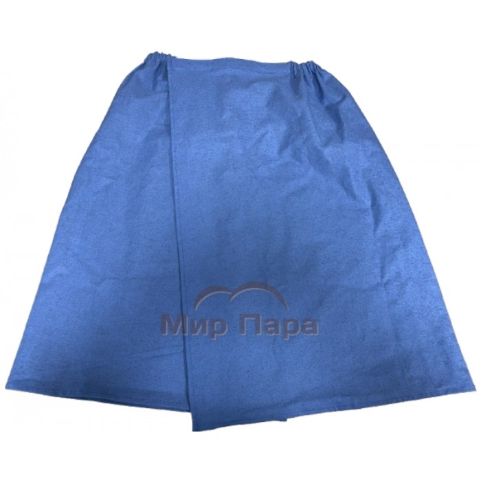 Килт мужской 146х65 см (50% лен, 50% хлопок) синий